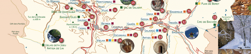 Mapa del Valle de Arán